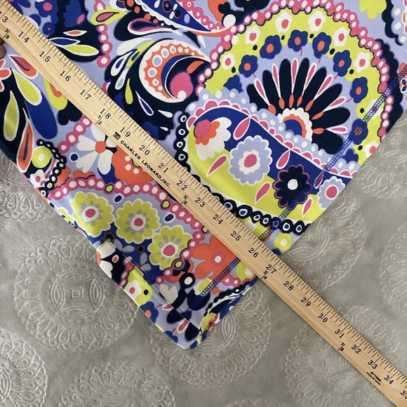 T by Talbots Tunic Top Shirt Womens Sz S Floral Modal Blend Stretch Slits UPF 50 - Picture 7 of 8